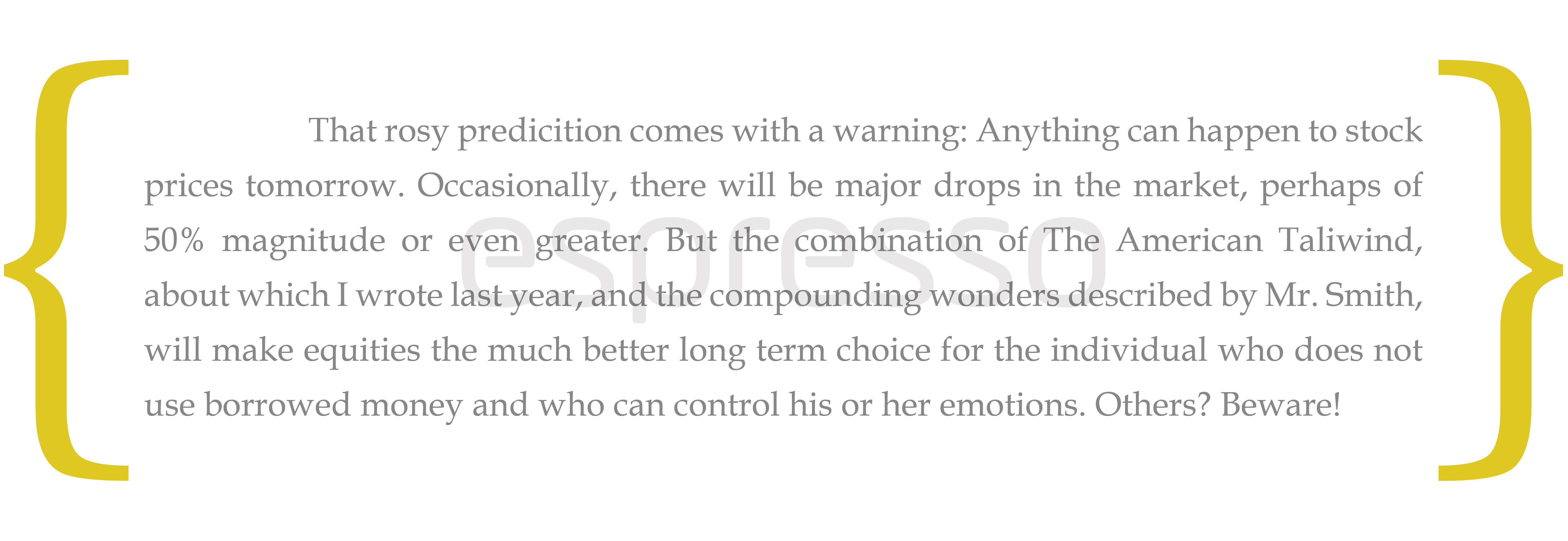 Quote from Legendary Investor Watten Buffet