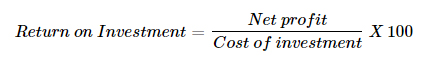 ROI formula Image