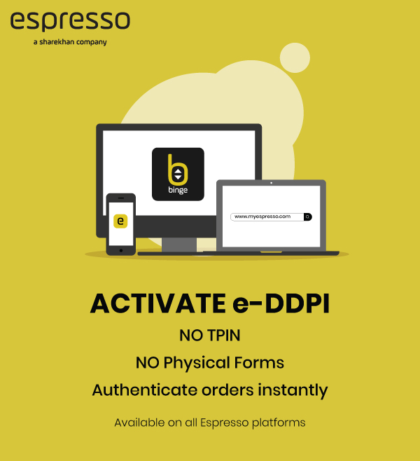 ACTIVATE e-DDPI NO TPIN NO Physical Forms Authenticate orders instantly